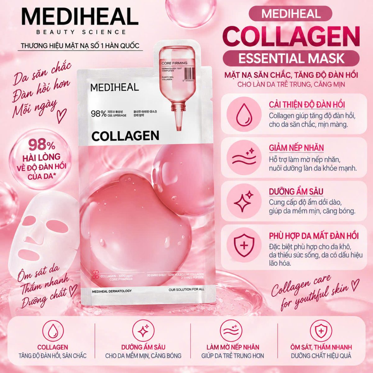 Combo 10 Mặt nạ Mediheal Madecassoside Essential Mask – Phục hồi dấu vết - Ảnh 3