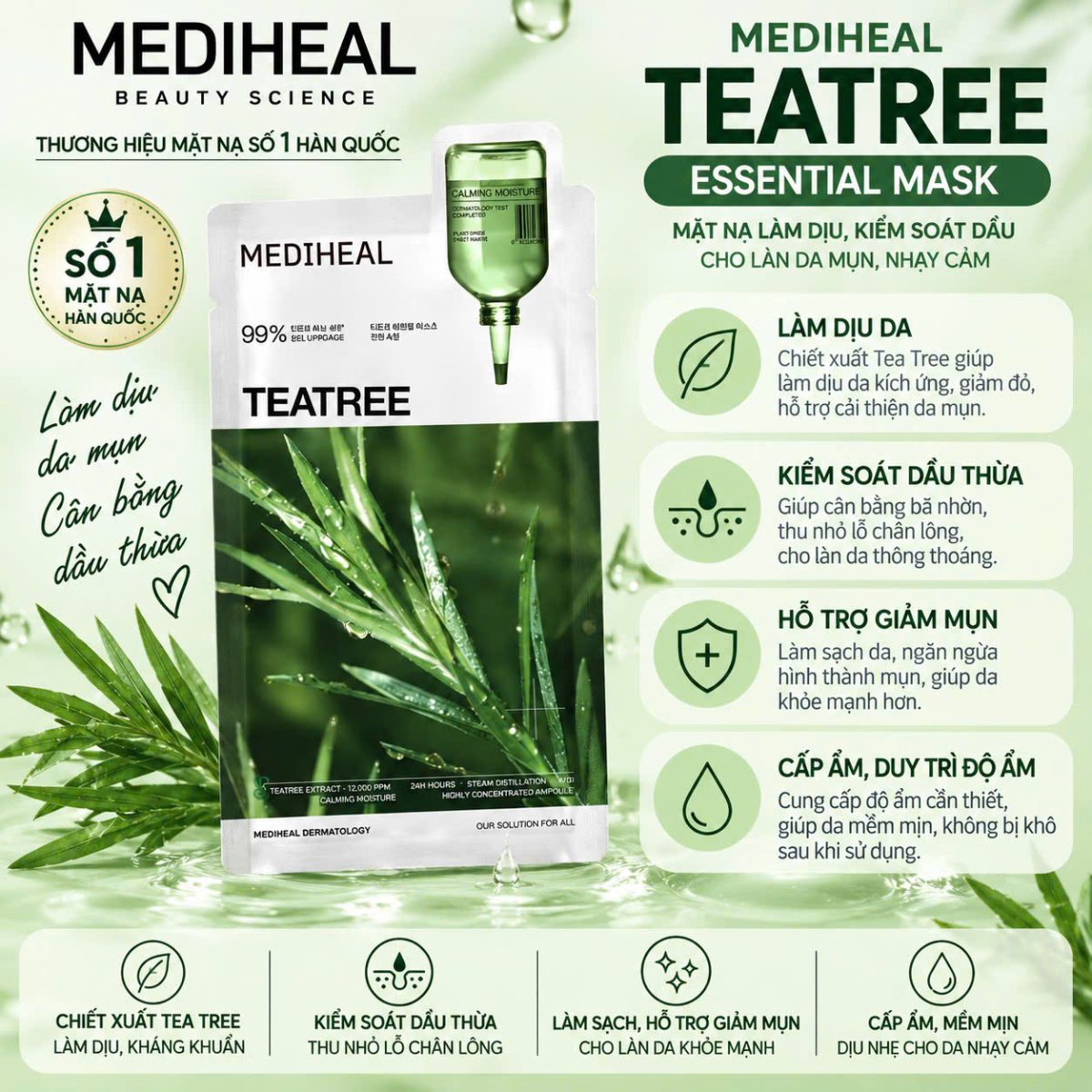 Combo 10 Mặt nạ Mediheal Madecassoside Essential Mask – Phục hồi dấu vết - Ảnh 5