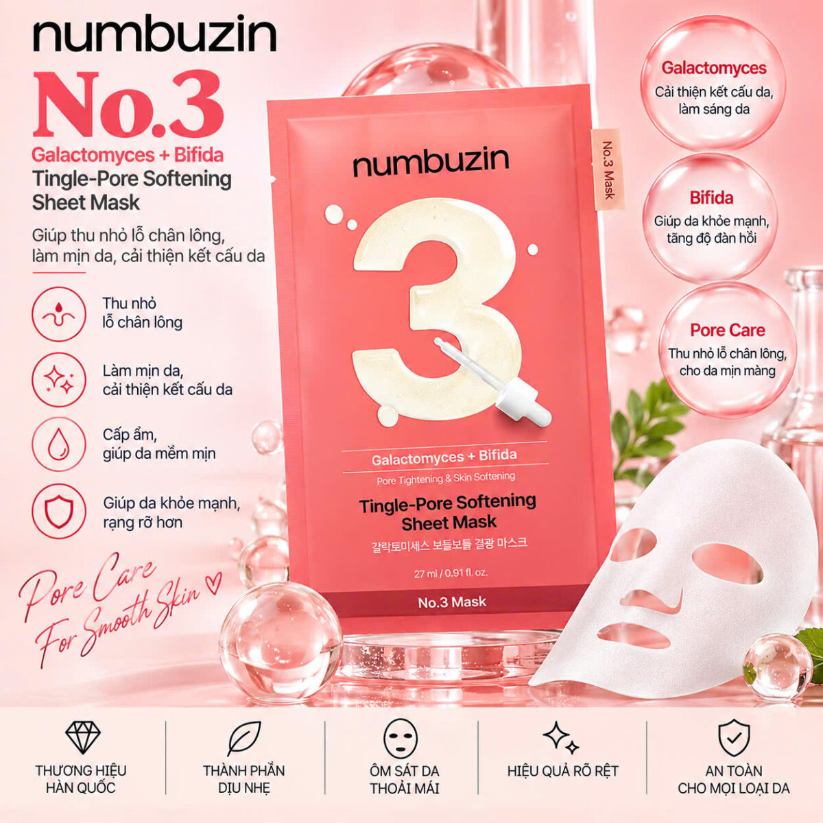 Mặt nạ dưỡng da Numbuzin 1–5 5 miếng - Ảnh 5