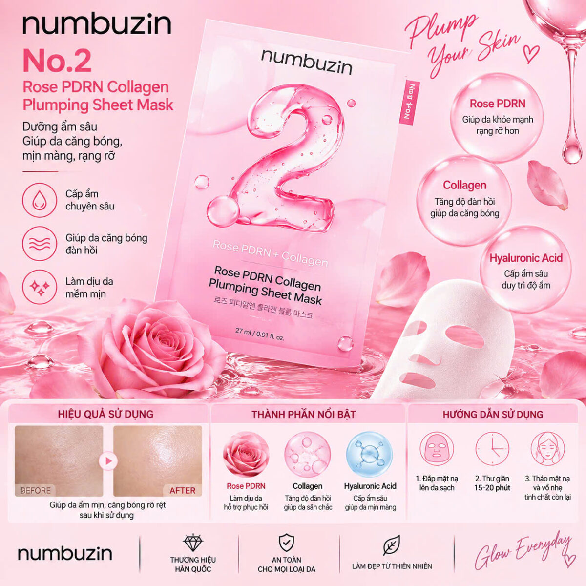 Mặt nạ dưỡng da Numbuzin 1–5 5 miếng - Ảnh 4